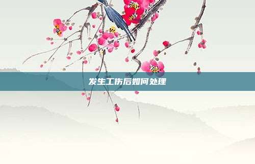 发生工伤后如何处理
