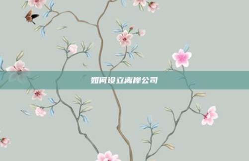 如何设立离岸公司