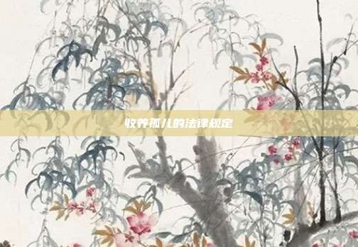 收养孤儿的法律规定