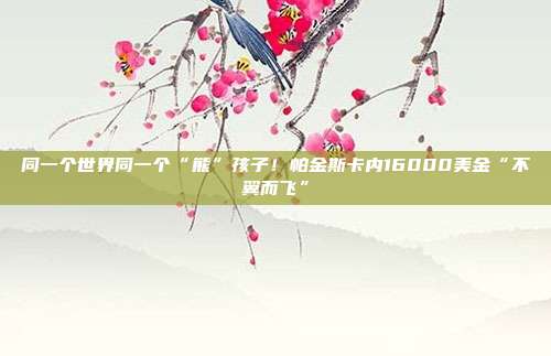 同一个世界同一个“熊”孩子！帕金斯卡内16000美金“不翼而飞”