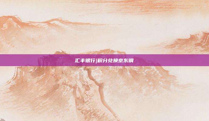 汇丰银行|积分兑换京东钢镚