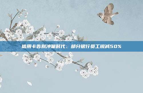 信用卡告别冲量时代:部分银行员工锐减50%