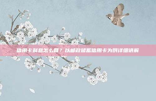 信用卡利息怎么算?以邮政储蓄信用卡为例详细讲解