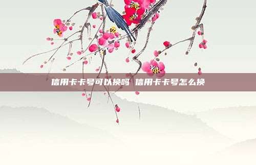信用卡卡号可以换吗 信用卡卡号怎么换
