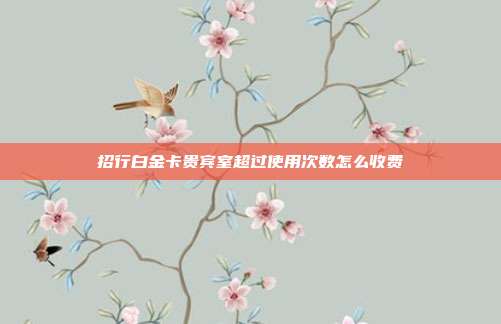 招行白金卡贵宾室超过使用次数怎么收费