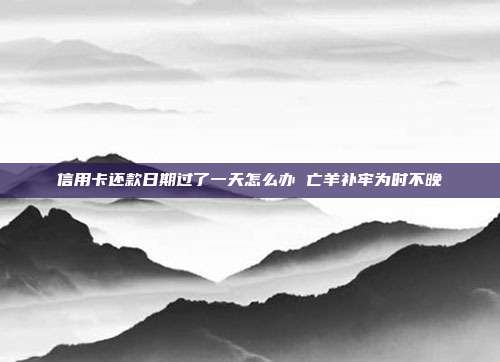 信用卡还款日期过了一天怎么办 亡羊补牢为时不晚