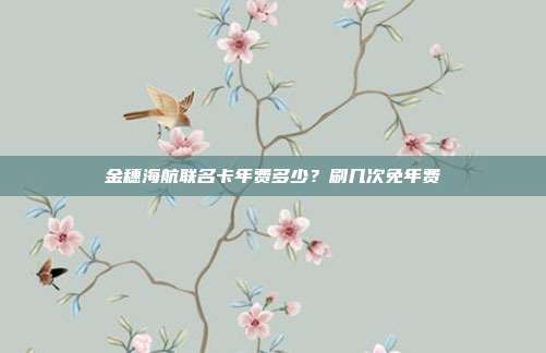 金穗海航联名卡年费多少?刷几次免年费