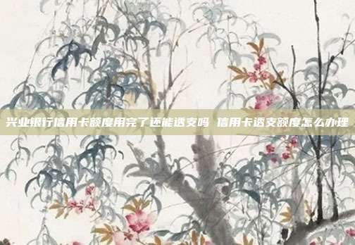 兴业银行信用卡额度用完了还能透支吗 信用卡透支额度怎么办理