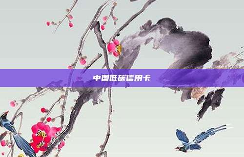中国低碳信用卡