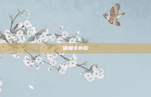 信用卡存款