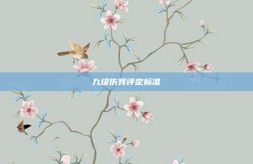 九级伤残评定标准