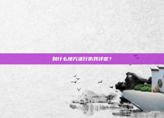 到什么地方进行伤残评定？