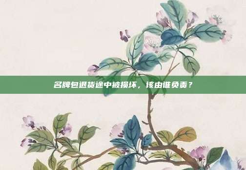 名牌包退货途中被损坏,该由谁负责?